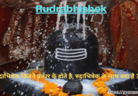 Types of rudraabhishek and benefits